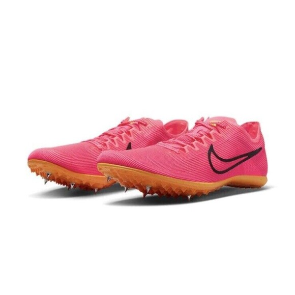 Size 8.5 Nike Zoom Mamba 6 Hyper Pink Racing Track Spikes Women’s 10 DR2733 600 - Picture 3 of 6